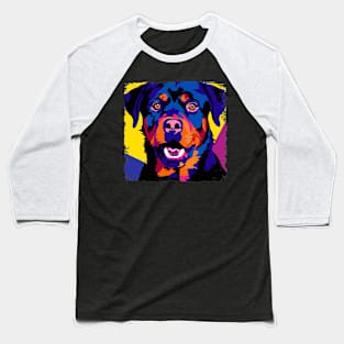 Rottweiler Pop Art - Dog Lover Gifts Baseball T-Shirt